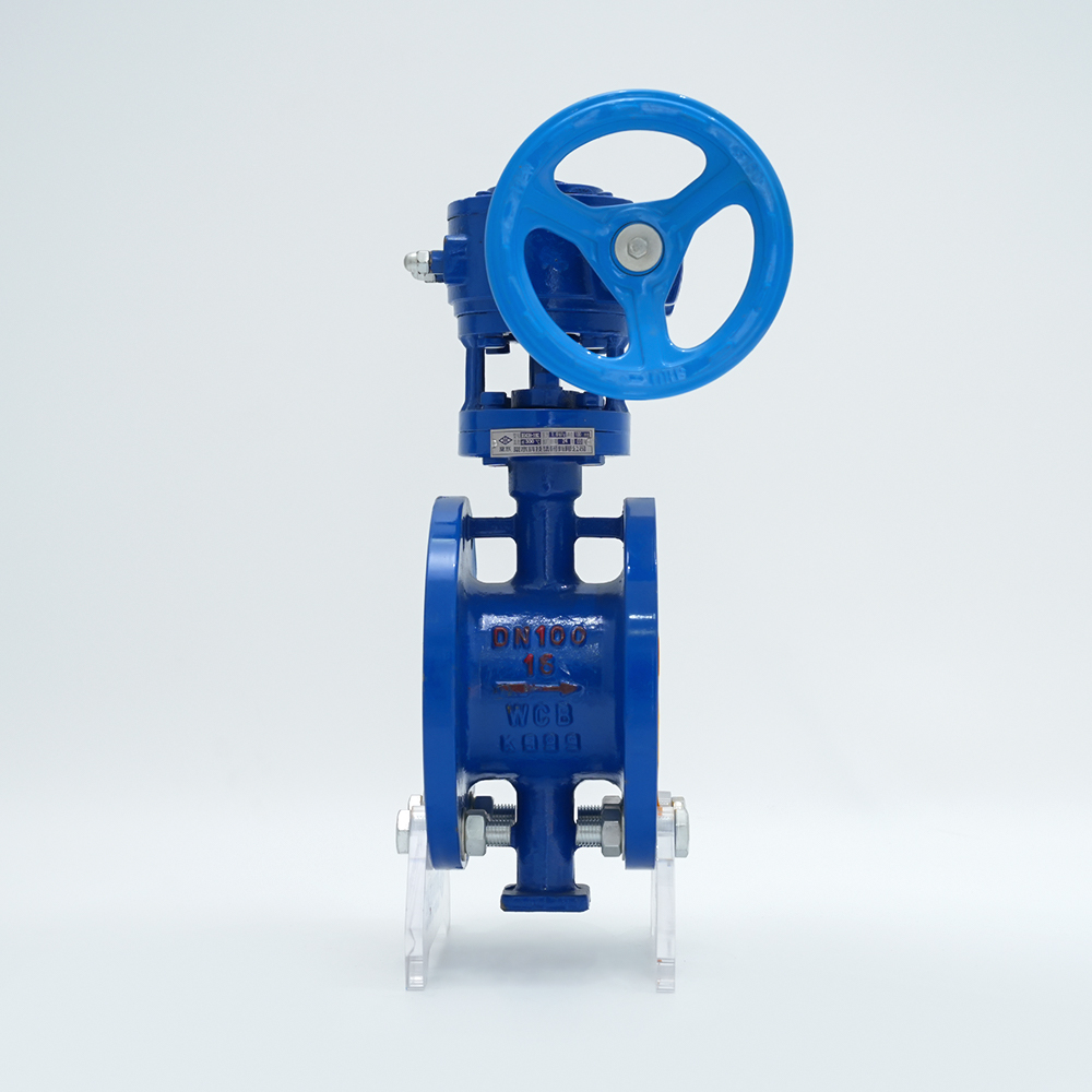 Ocelový přírubový motýlový ventil D343H-16C