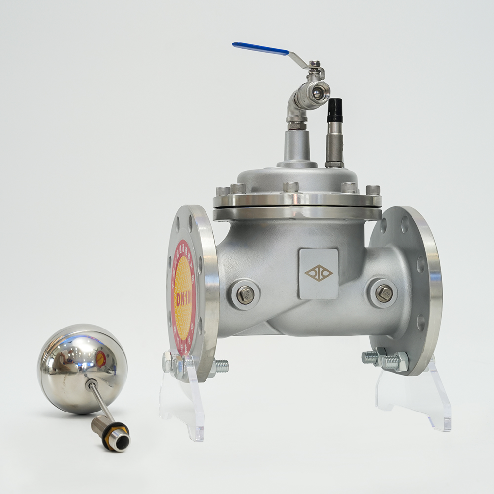 Plovákový ventil s dálkovým ovládáním z nerezové oceli 100X-16P