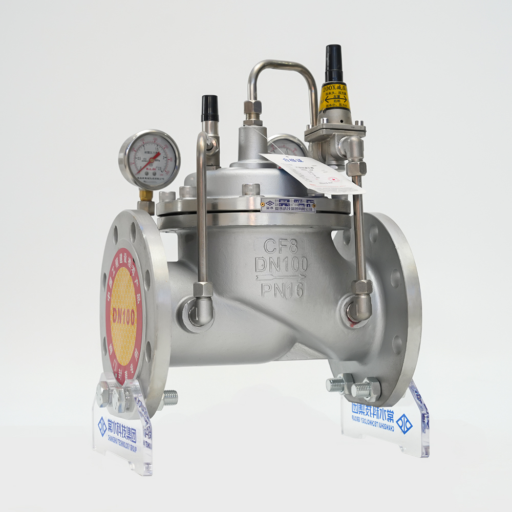 Nastavitelný redukční ventil z nerezové oceli 200X-16P